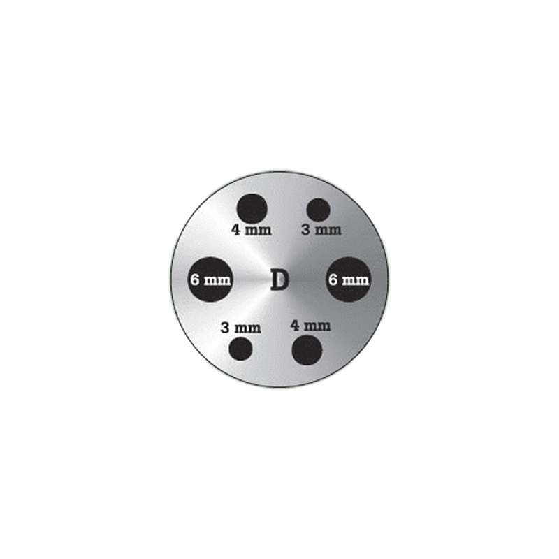 D Insert Model 9190-INSD for 9190A Ultra-Cool Field Metrology Wells, Metric Comparison Holes